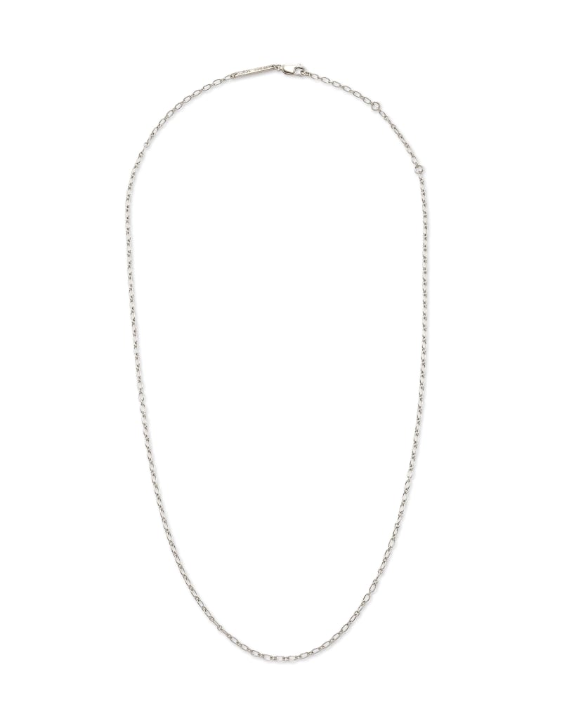 18” Double Link Rolo Chain Necklace in Sterling Silver image number 1